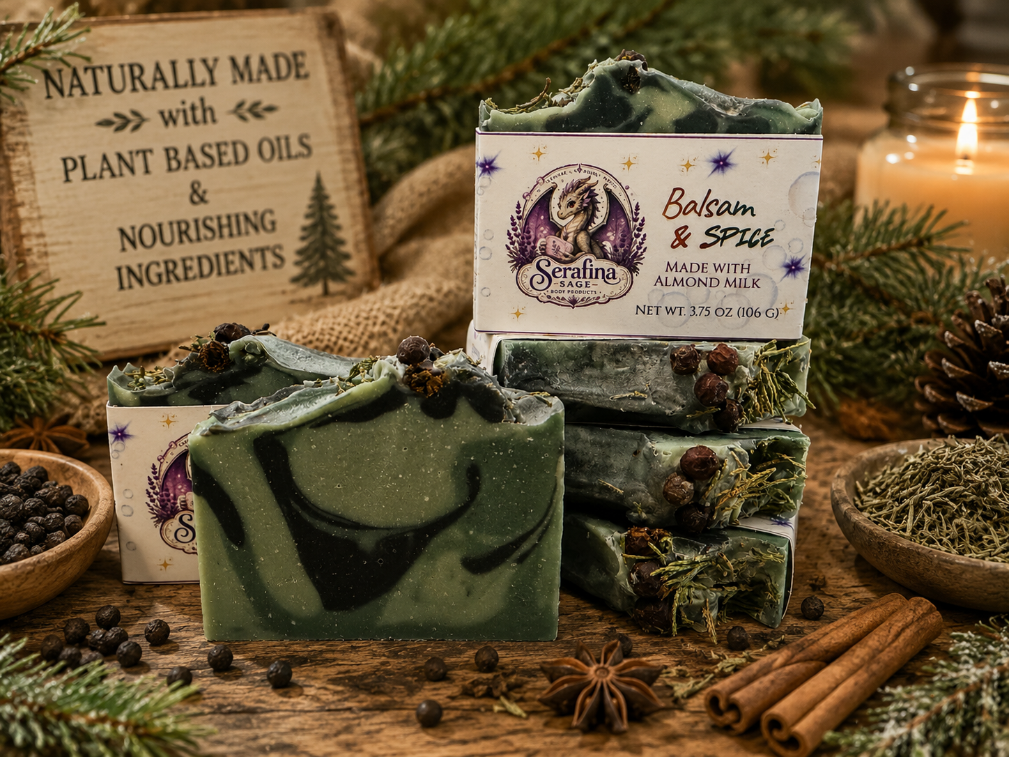 Balsam & Spice Almond Milk Soap
