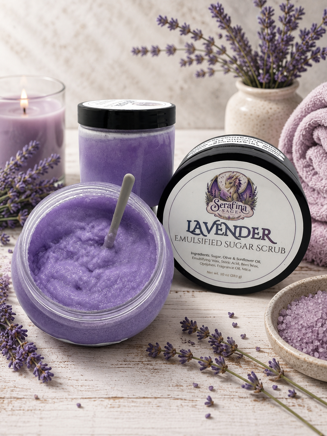 Lavender Emulsified Sugar Scrub
