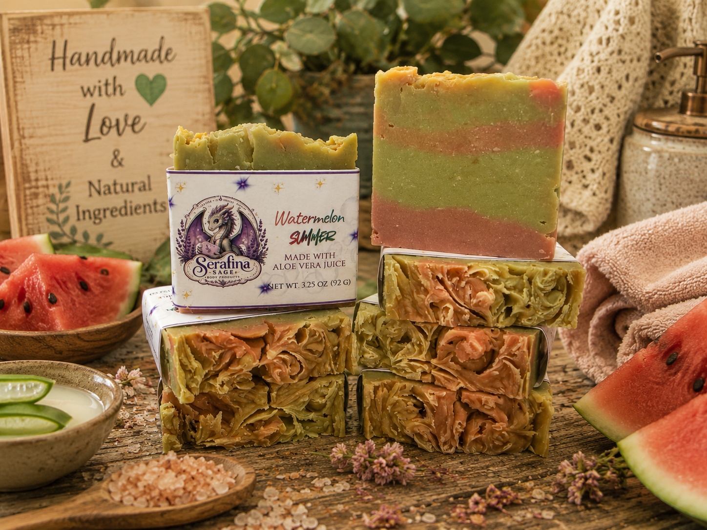 Watermelon Summer Soap